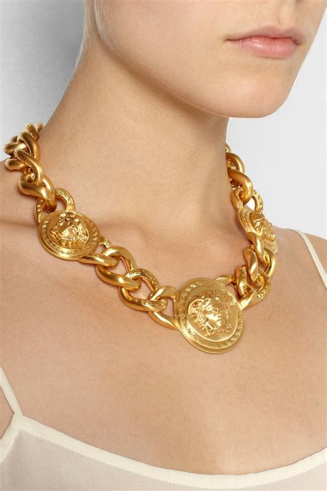 is versace chain real gold|Versace gold chain necklace.